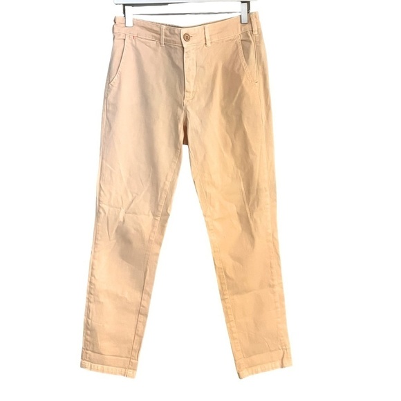 ANTHROPOLOGIE Peach Relaxed Chino Pants - Picture 2 of 5